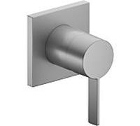Keuco 59551179502 Mitigeur douche à encastrer, carré, finition aluminium