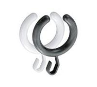 Keuco anneau de Plan 14927000103 à moitié ouvert, 10 pièces, blanc