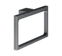 Keuco anneau Edition 11 serviettes match0 11121130000 chrome noir brossé