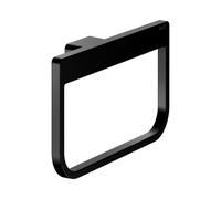 KEUCO AVENO Anneau porte-serviettes, pivotant, fixation cachée, 14621370000, Couleur: Noir Mat