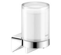 KEUCO AVENO Distributeur de savon liquide, quantité de remplissage 180 ml, gaz à tulipe cristal véritable mat, 14652019000