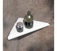 KEUCO AVENO étagère de douche d'angle 14657510000 à coller/visser, blanc mat