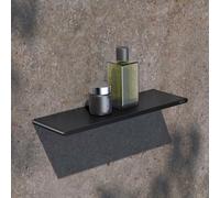 KEUCO AVENO étagère de douche 14658370000 32,8 cm, à coller/visser, noir mat