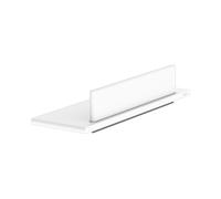 KEUCO AVENO Tablette de douche avec raclette à vitres, fixation cachée, 14659510000, Couleur: Blanc mat