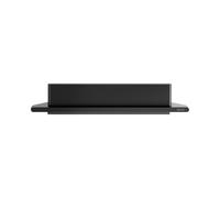 KEUCO AVENO Tablette de douche d'angle avec raclette à vitres, fixation cachée, 14657370100, Couleur: Noir Mat