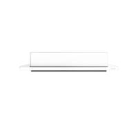 KEUCO AVENO Tablette de douche d'angle avec raclette à vitres, fixation cachée, 14657510100, Couleur: Blanc mat