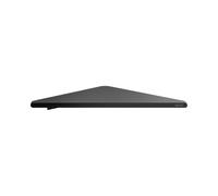 KEUCO AVENO Tablette de douche d'angle, fixation cachée, 14657370000, Couleur: Noir Mat