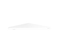 KEUCO AVENO Tablette de douche d'angle, fixation cachée, 14657510000, Couleur: Blanc mat