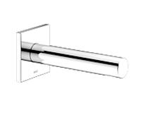 Keuco bec de baignoire 59545010102 180 mm, chromé, rosace carrée