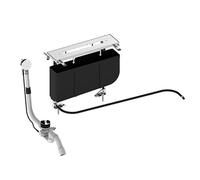 Keuco Bloc de montage pour robinet 4 trous pour rebord de baignoire, sur carrelage, 51130000070,