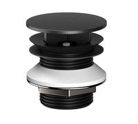 Keuco - Bonde de lavabo non refermable 1 1/4, noir mat 59904370000