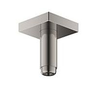 Keuco bras de douche 53089070102 finition acier inoxydable, saillie 100 mm, pour raccordement au plafond, G 2000 / 2