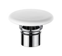 KEUCO cache-valves en céramique pour garniture d'écoulement et de trop-plein CLOU, blanc, 59990310000