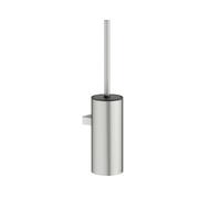 Keuco Collection Moll - Brosse de toilette avec support, noir/acier inoxydable 12769060101