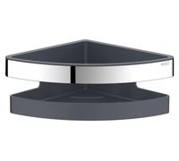Keuco Collection Moll Corbeille de douche d'angle chromée/anthracite - 12757010001