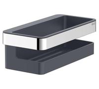Keuco Collection Moll Corbeille de douche en 2 parties chromée/anthracite - 12758010001