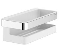 Keuco Collection Moll Corbeille de douche en 2 parties chromée/blanche - 12758010000