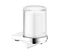 Keuco Collection Moll - Distributeur de savon avec support, verre dépoli / chrome 12752019000