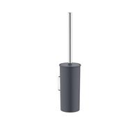 KEUCO COLLECTION MOLL Ensemble brosse WC, brosse avec couvercle, 12764010101, Couleur: Chromé / Anthracite