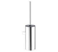 KEUCO COLLECTION MOLL Ensemble brosse WC, brosse avec couvercle, boîtier en métal, 12769010101