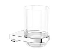 KEUCO COLLECTION MOLL Porte-verre, chromé, verre en cristal véritable, 12750019000
