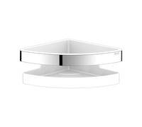 KEUCO COLLECTION MOLL tablette de douche d'angle, fixation cachée, 12757010000, Couleur: chromé / blanc