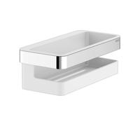 KEUCO COLLECTION MOLL tablette de douche, fixation cachée, 12758010000, Couleur: chromé / blanc