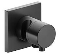 Keuco Comfort Select , support de douche, poignée match0 , carré, chrome noir brossé