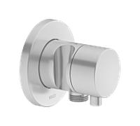 Keuco Comfort Select , support de douche, poignée match0 , rond, finition aluminium