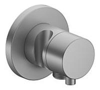Keuco Comfort Select , support de douche, poignée match0 , rond, finition aluminium