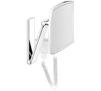 Keuco Cosmetic mirrors miroir cosmétique 20x30.8 cm carré avec éclairage chrome 17613019001