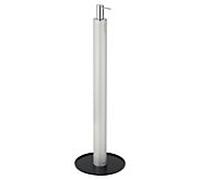 Keuco désinfectant match0 04957170400 anodisé argent, modèle sur pied, tête de pompe chromée