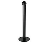 Keuco désinfectant match0 04958370400 noir, modèle sur pied, rotule à revêtement par poudre