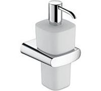 Keuco distributeur de Elegance 11654019000 chromé, verre opale, dépoli