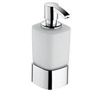 Keuco distributeur de Keuco mousse Elegance 11653019001 verre opale, dépoli, modèle de table, chromé