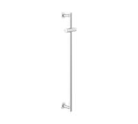 Keuco douche 59585170901 finition aluminium, rail mural 855 mm, rosaces rondes