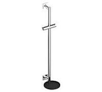 Keuco douche Ixmo 59585170912 finition aluminium / gris noir, barre murale 855 mm, rosaces carrées