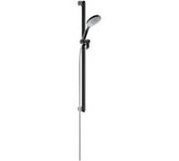 Keuco douche match0 51587130000 chrome noir brossé, barre murale 900 mm, 3 modes de jet