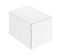 KEUCO EDITION 11 ART Buffet, 1 tiroir frontal, 400x350x490mm, 32541840400, Corps/Avant: Verre blanc satiné / Verre blanc satiné