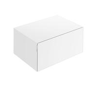 KEUCO EDITION 11 ART Buffet, 1 tiroir frontal, 800x350x490mm, avec éclairage LED, 32541310801, Corps/Avant: Laque blanche satinée / verre blanc satiné