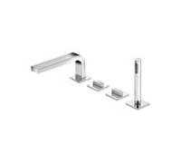 Keuco Edition 11 Robinetterie de baignoire 4 trous 51130010100 sur jante, saillie 180 mm, chromé