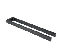 KEUCO Porte-serviettes Edition 11 11118130000 – 2 bras fixe 450 mm – Chrome noir brossé