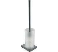 Keuco Edition 11 brosse wc à visser chrome-verre-noir 11164139000