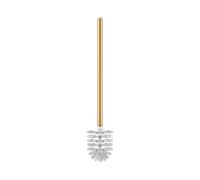 KEUCO Edition 11 brosse WC avec manche 19964250013 pour set de brosse WC, laiton brossé/ blanc