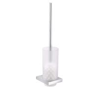 KEUCO Brosse WC Edition 11 11164019000 – chromé, insert en verre cristal – à visser