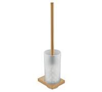 Keuco Edition 11 - Brosse de toilette avec support, verre dépoli/bronze brossé 11164039000