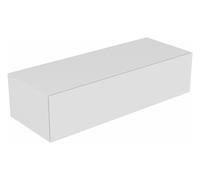 KEUCO EDITION 11 Buffet, 1 tiroir frontal, 1400x350x535mm, 31326210000, Corps/Avant: Blanc laqué brillant / Blanc laqué brillant