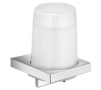 Keuco Edition 11 - Distributeur de savon avec support, 180 ml, verre dépoli/chrome 11152019000