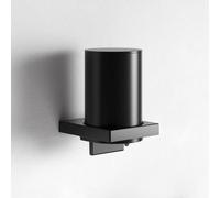 KEUCO Distributeur de savon Edition 11 - 180 ml - verre en cristal véritable - Noir mat - 11152379000