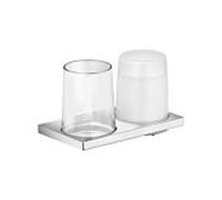 Keuco Edition 11 double support 11153139000 noir chromé brossé